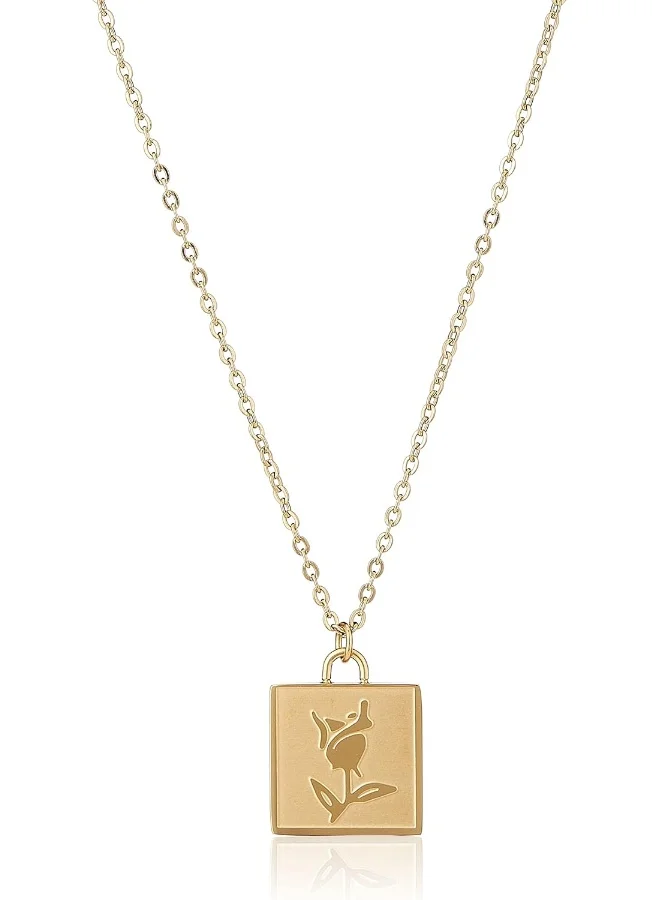 LEE COOPER Women's Stainless Steel Gold Necklace