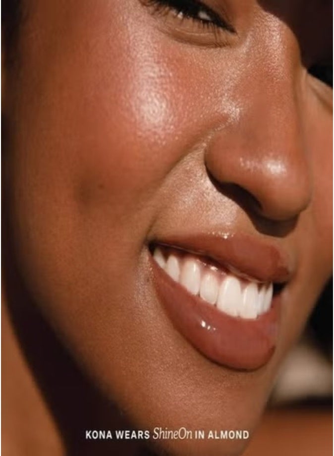 Tower 28 ShineOn Moisturizing Lip Jelly Gloss, Almond - semi-sheer, milky chocolate 3.9g – Non-Sticky, Hydrating Lip Shine - Image 3