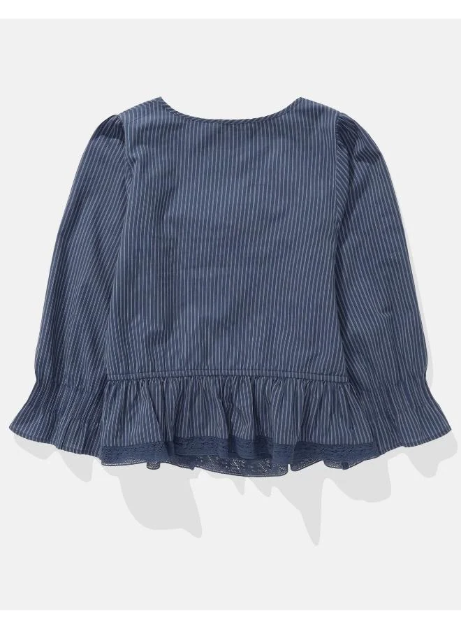 American Eagle 6223 INTL EX YOKE PUFF SLEEVE shirt