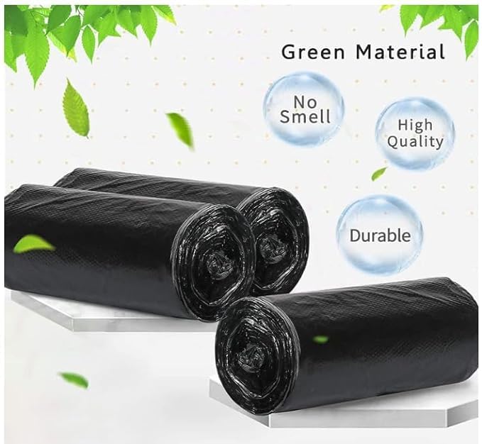 Essoti Black Garbage Bags |Large |24 x 32 Inches |30 pcs|15pcs x Pack of 2 Black - Image 2