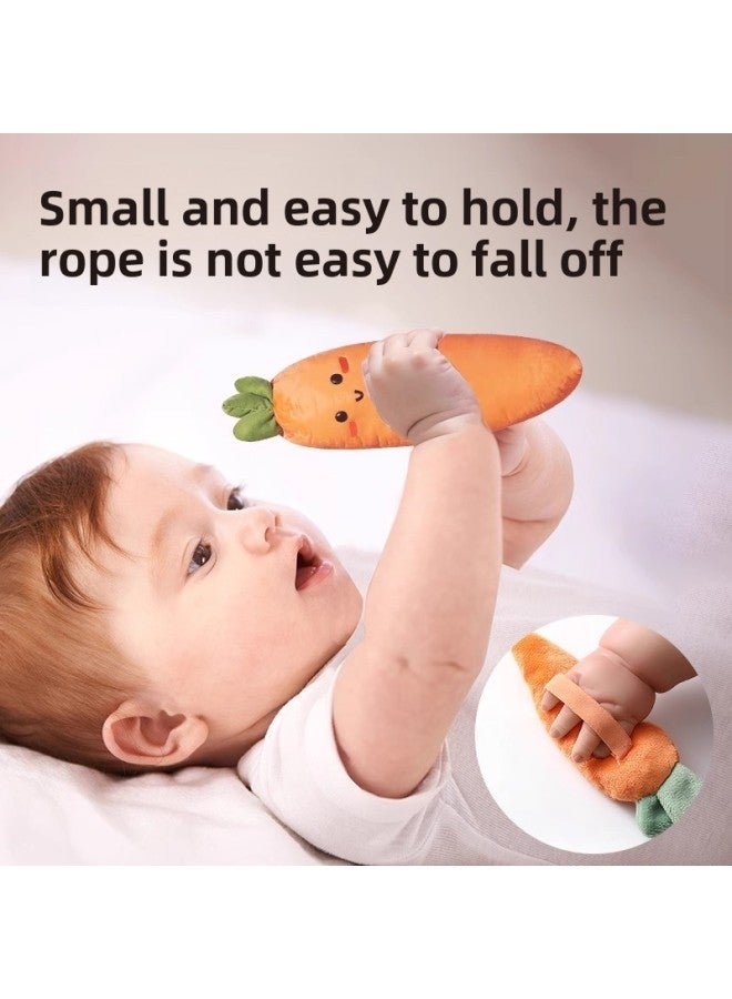 Baby Anti-Jumping Hand-held Circle Doll Baby Soothing Hand-held Rope Sleeping Toy Sleeping Artifact Band Rope Class A-Color:Carrot Meaning: Wind And Rain⭐3d High Quality Cotton  - Image 3