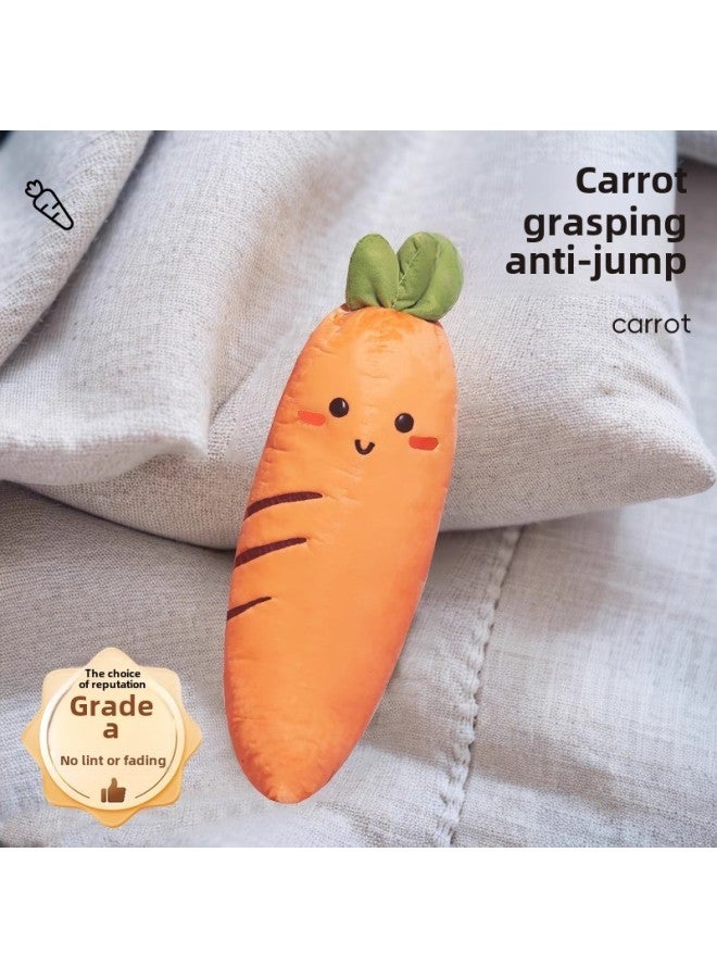 Baby Anti-Jumping Hand-held Circle Doll Baby Soothing Hand-held Rope Sleeping Toy Sleeping Artifact Band Rope Class A-Color:Carrot Meaning: Wind And Rain⭐3d High Quality Cotton  - Image 1