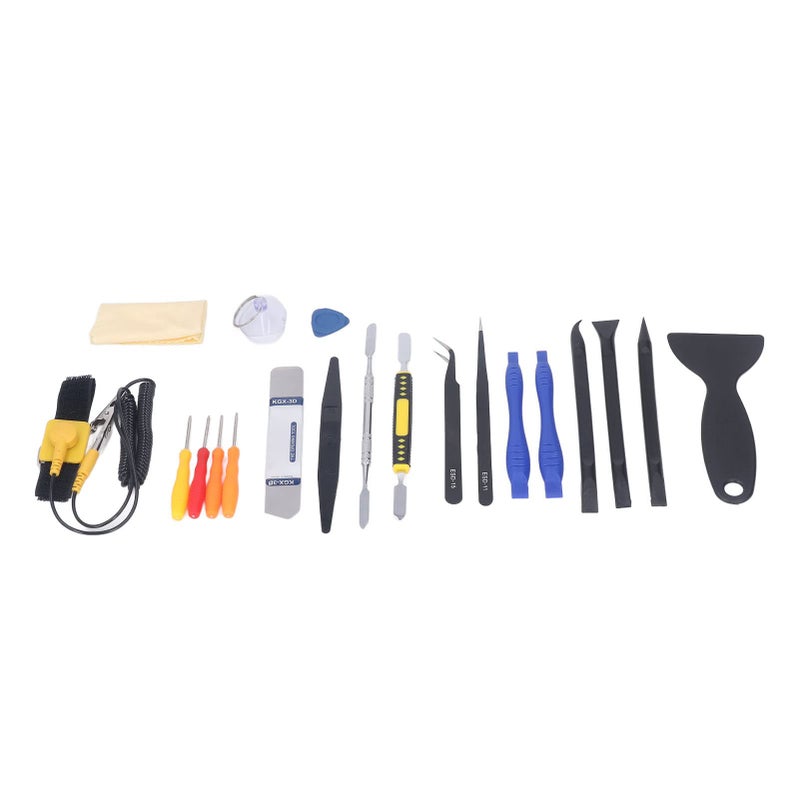 20 Piece Stainless Steel Electronic Repair Tool Kit With Tweezers For Phone Disassembly Maintenance - Image 5