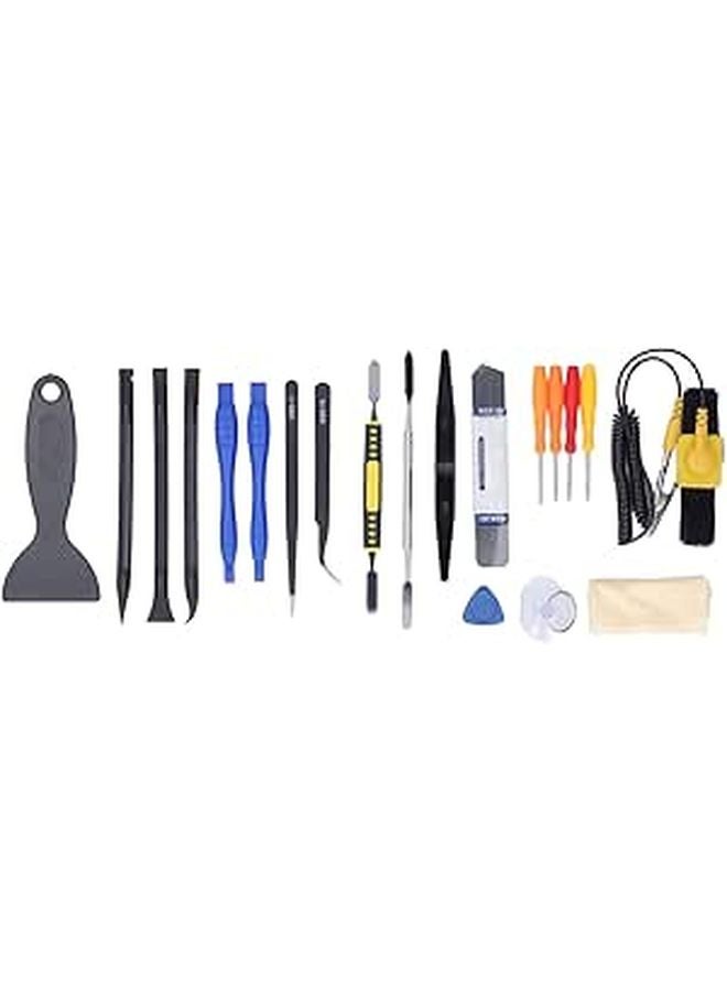 20 Piece Stainless Steel Electronic Repair Tool Kit With Tweezers For Phone Disassembly Maintenance - Image 1