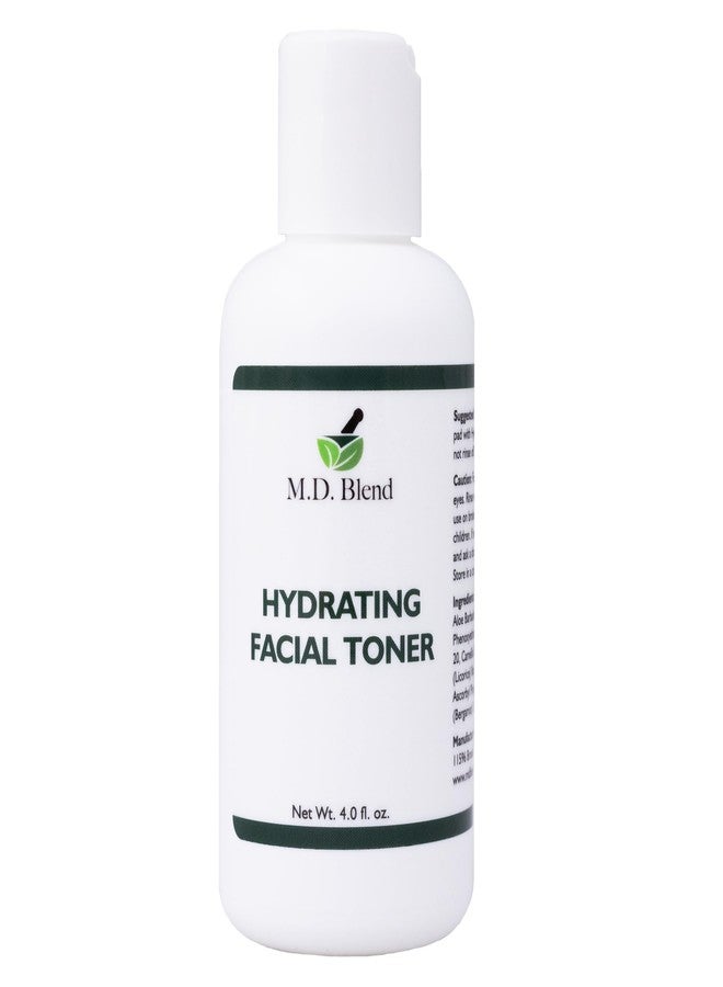 M.D. Blend Hydrating Facial Skin Care Toner Mist for Deep Rejuvenation and Refreshed Skin Beauty, Infused with Witch Hazel, Aloe Vera, Chamomile, and Green Tea Extracts, Additive-Free, 4 Oz - Image 1