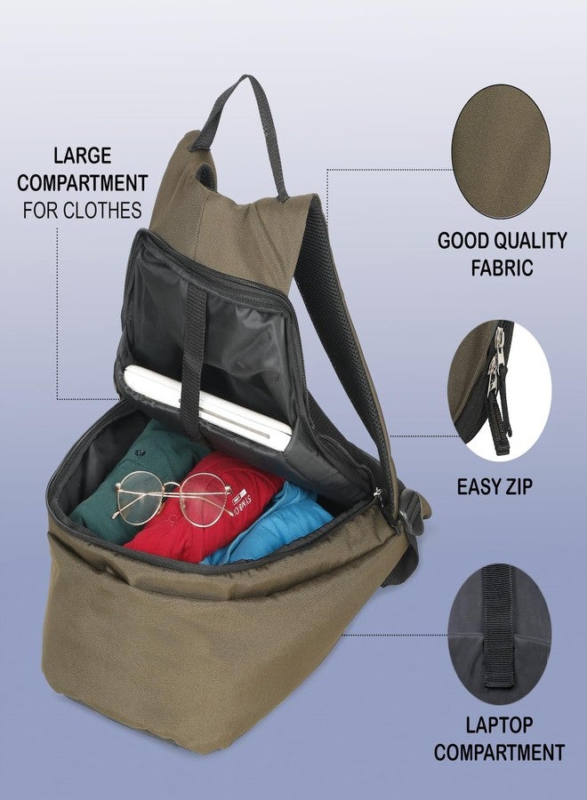 Kaaytee Voyager Plus Anti Theft Number Lock Backpack Bag with 15.6 Inch Laptop Compartment, USB Charging Port & Organizer Pocket for Men Women Boys Girls- (Olive Green) - Image 3
