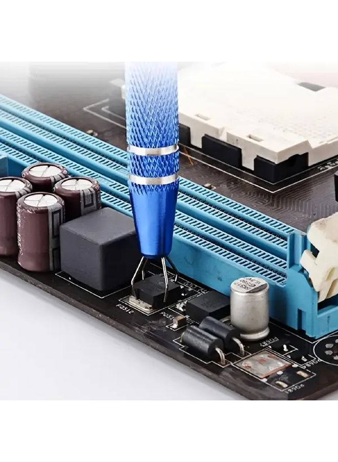 Black Electronic Component Tweezers Set With IC And BGA Chip Puller Extractor For Computer And Phone Repair - Image 1