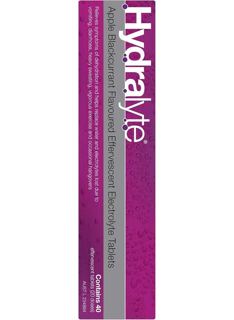 Hydralyte Effervescent Tablets – Apple Black Currant – 40 Tablets - Image 3
