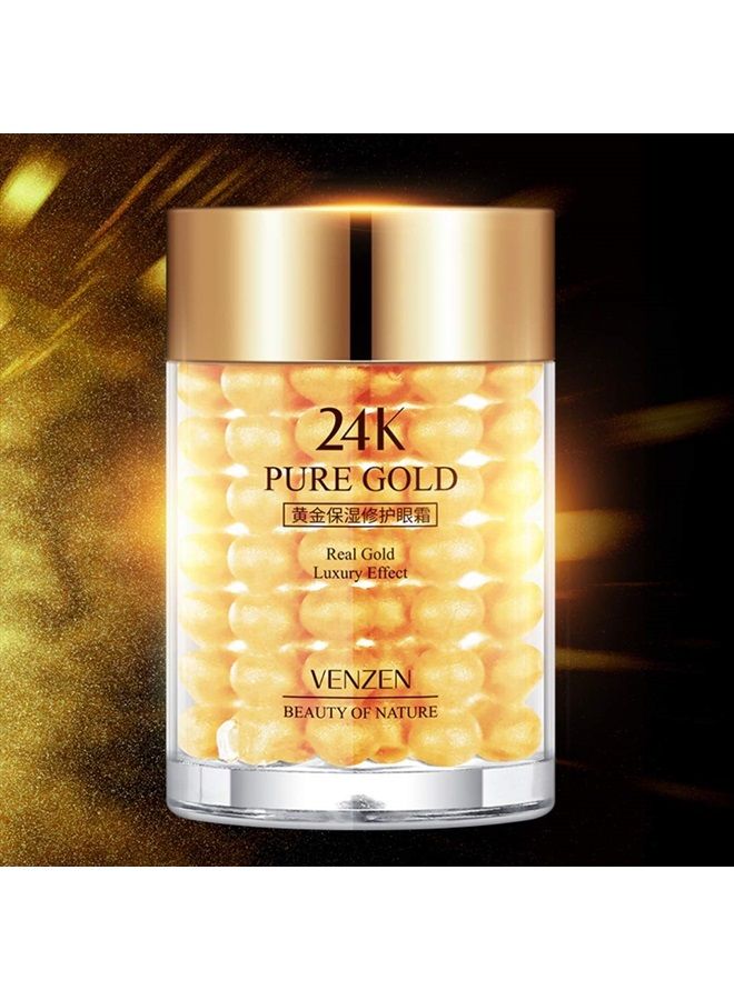 VENZEN Pure 24K Gold Eye Cream Real Luxury Effect Beauty Of Nature Nourishment Hydrating 30g - Image 3
