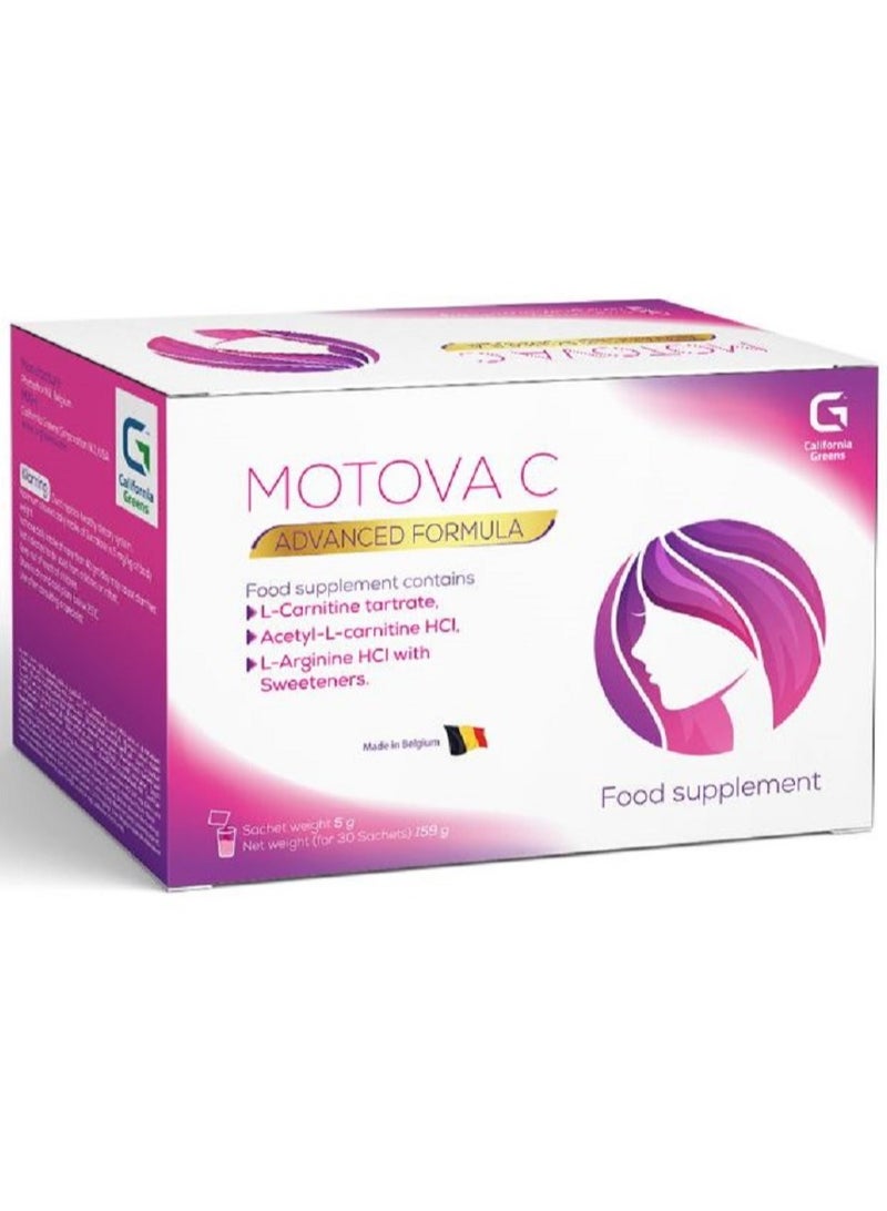 California Greens MOTOVA C advanced formula 30sachets - Image 1