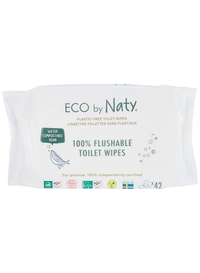 ECO by Naty Naty Eco-Sensitive Toddler Wipes - Resealable Top - 42 ct - Image 1