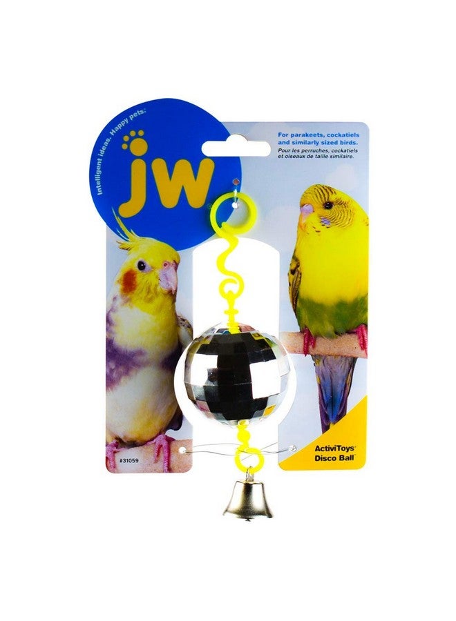 JW Pet Company Activitoy Disco Ball Small Bird Toy, Colors Vary - Image 3