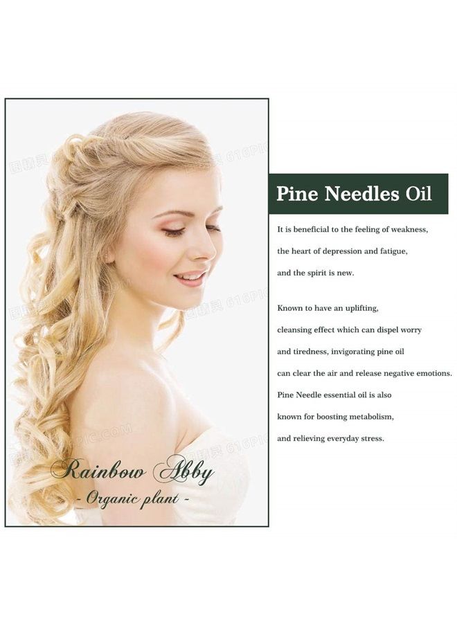 Rainbow Abby Pine Needles Essential Oil (30ML), 100% Pure Natural Organic Aromatherapy Pine Needles Oil for Diffuser, Massage, Skin Care, Yoga, Sleep - Image 3