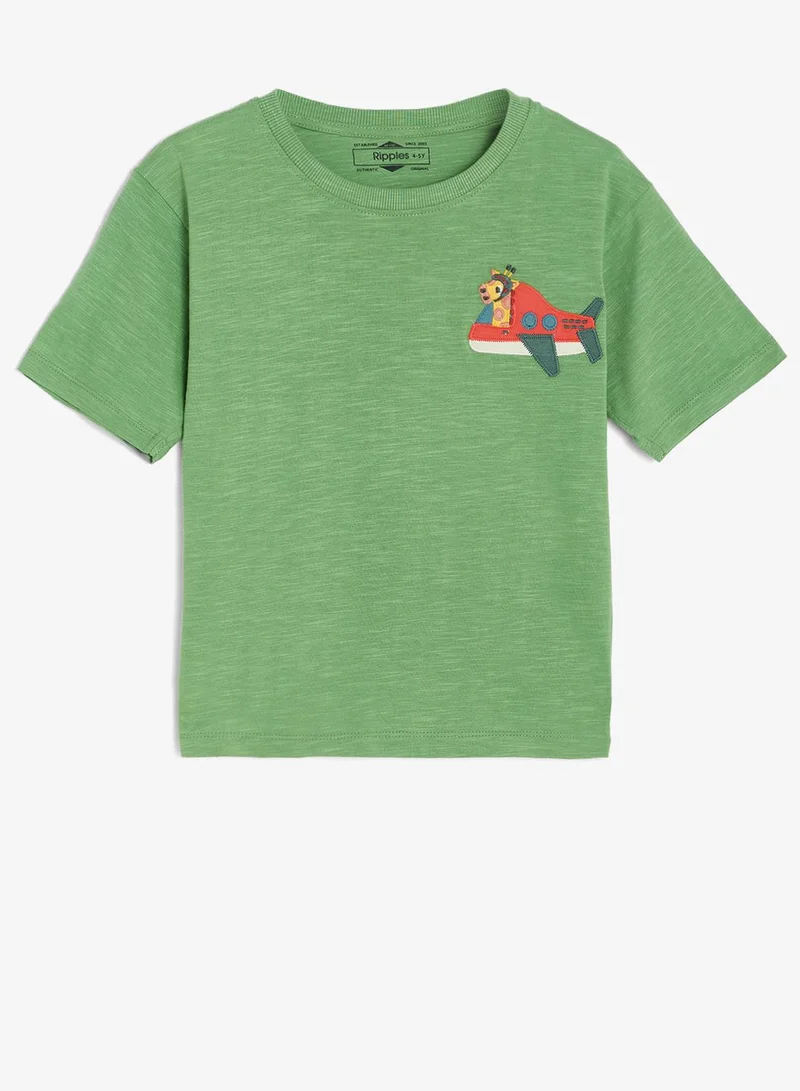 ريبلز مع نمشي Boys Drop Shoulder T-Shirts