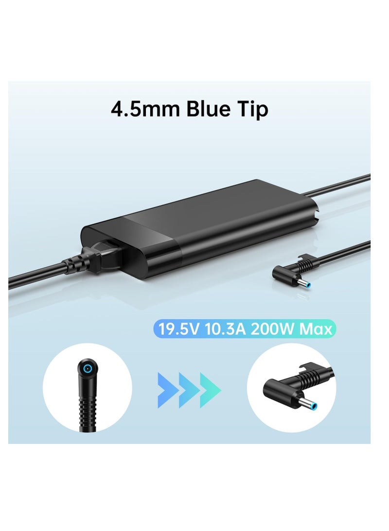 Replacement 200W Omen Charger for  HP Victus 15 16  ZBook 15 17  Omen 15 17 Laptop Power Supply TPN-DA10 TPN-LA21  - Image 3
