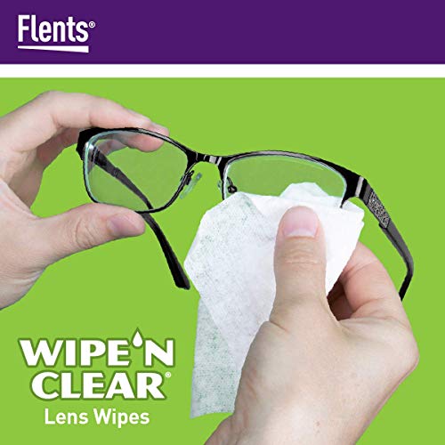Flents Lens Wipes, Wipe 'N Clear, 150 Count, Pre-Moistened, Streak-Free, Safe for Glasses, Sunglasses, Gentle Cleaning, Clear Vision, Individually Wrapped for Travel & Convenience, Made in the USA - Image 3