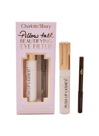 Pillow Talk Mascara & Eyeliner Beautifying Eye Filter Set:: Push Up Lashes Volumizing & Lengthening Mascara For Eyelashes And Pillow Talk Eyeliner - pzsku/Z7DE07B02BAD57B9E29ECZ/45/_/1693824076/299264e3-ab9b-4ea9-9ba3-2c99034d6912