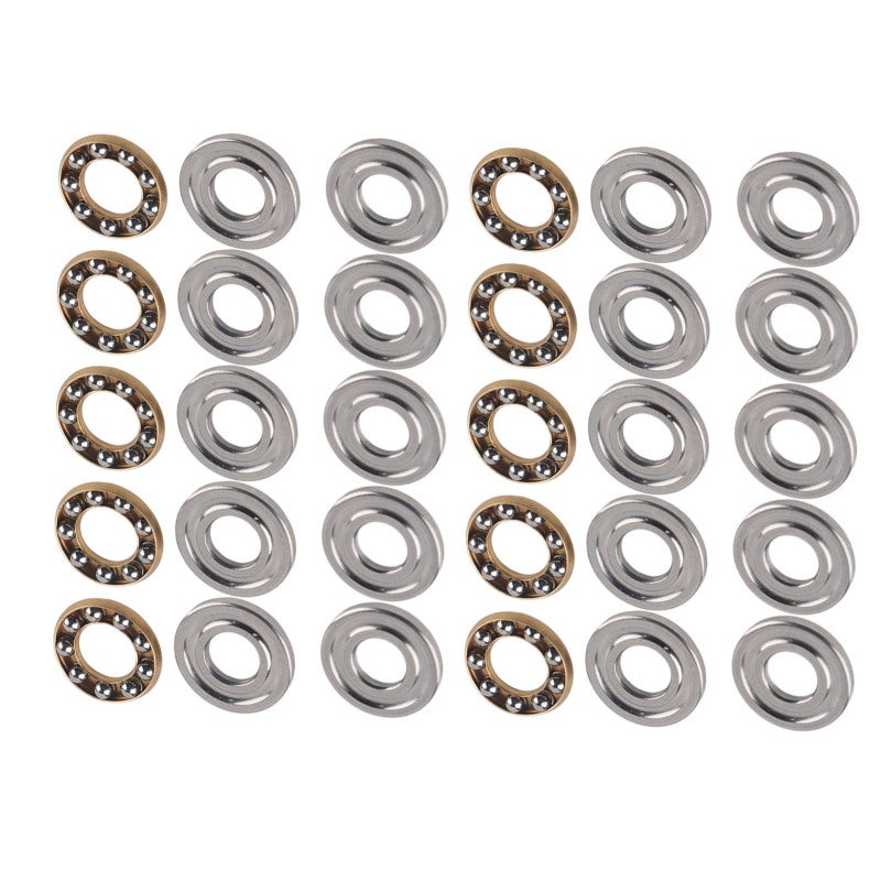 Ball Thrust Bearing Set 10-Piece Bearing Steel High Precision - Quiet Smooth Rotation Small Internal Clearance for Machinery Manufacturing - Image 3