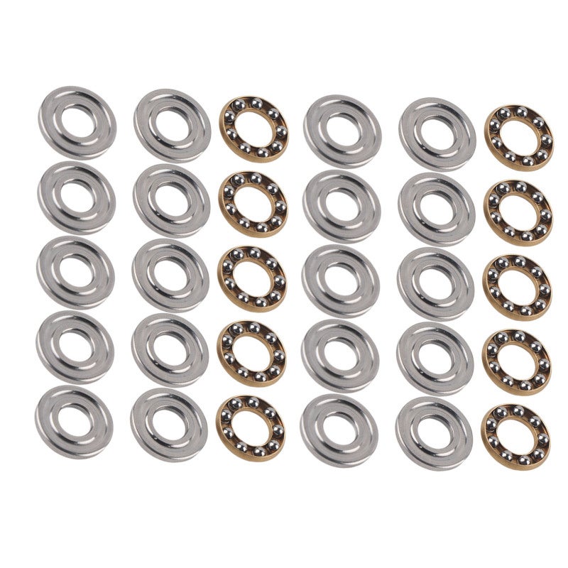 Ball Thrust Bearing Set 10-Piece Bearing Steel High Precision - Quiet Smooth Rotation Small Internal Clearance for Machinery Manufacturing - Image 5