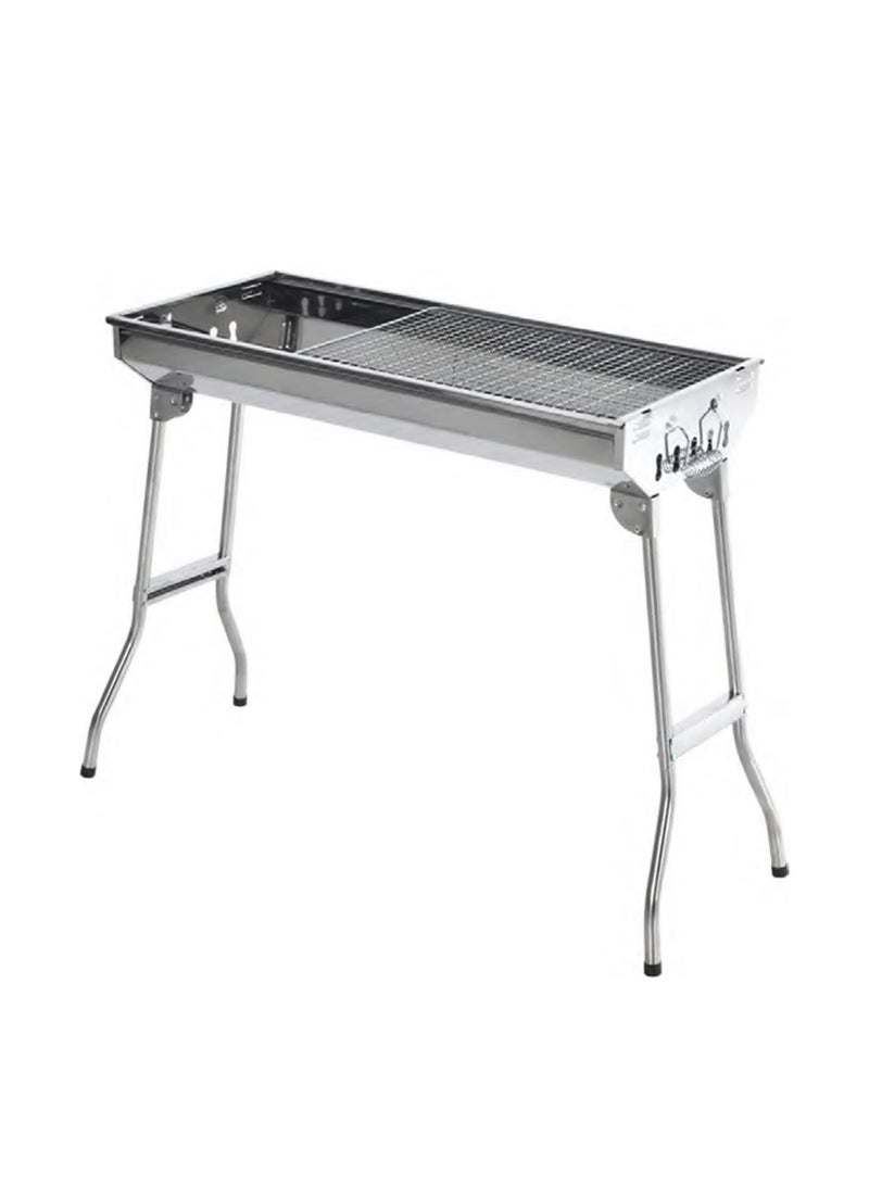 بيسبل شواية فحم خارجية محمولة وقابلة للطي من الستانلس ستيل | متينة وعملية للشواء | موديل BB3607 - Image 4