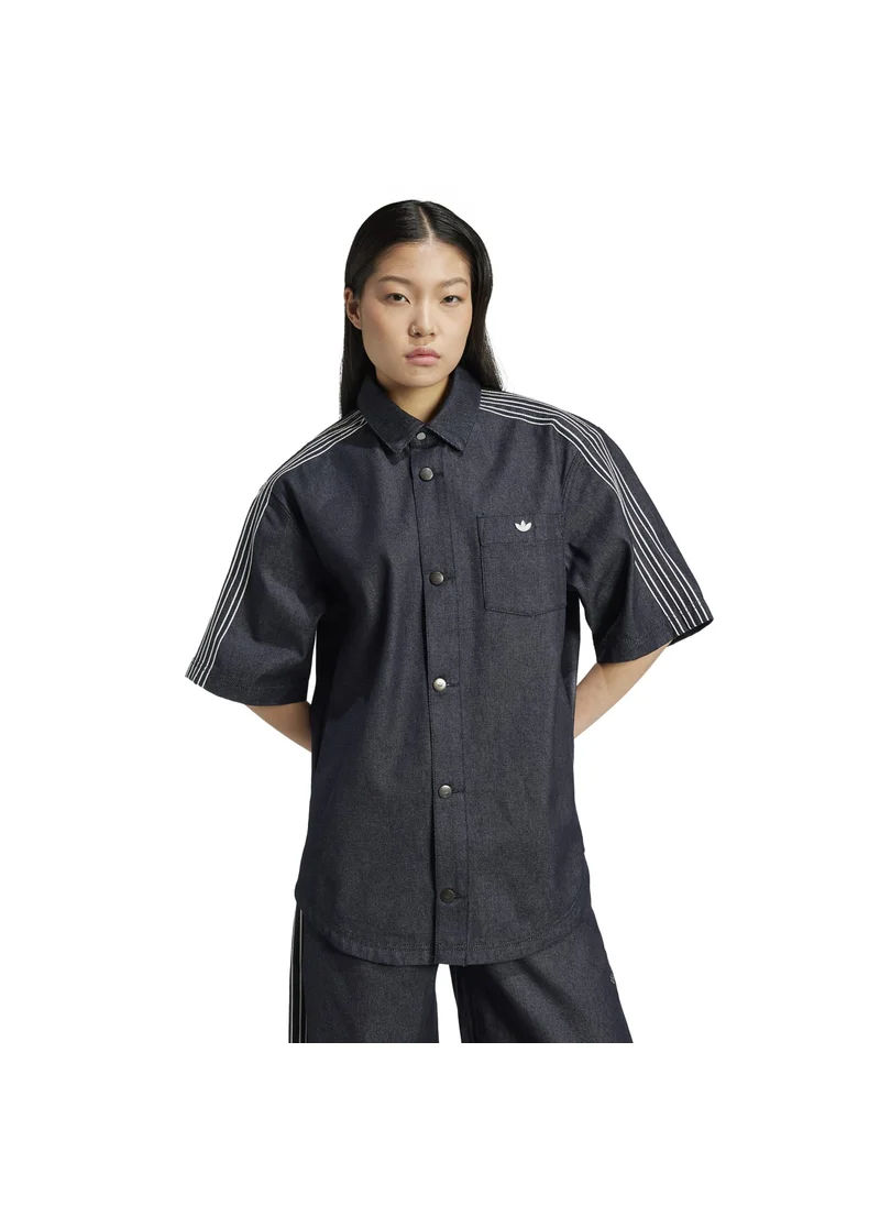 اديداس adidas DNM SS SHIRT Blue Originals Women OTHER SHIRTS