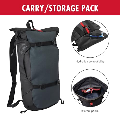 MSR Snowshoe Carry Pack Charcoal 19L - Image 3