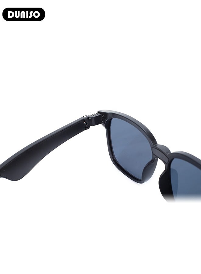 Bluetooth Audio Smart Glasses, Blue Light FilterPolarized Lenses for All Smart Devices Voice Assistant,Lightweight UV Protection Sunglasses ,Fashionable and Comfortable, Indoor Outdoor Entertainment - Image 5