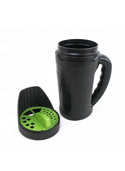 Hand Spreader Shaker Handheld Spreader for Grass Seed  Fertilizer Earth Food  Snow Salt Ice and Snow Melt  Multiple Adjustable Opening Sizes for All Purpose