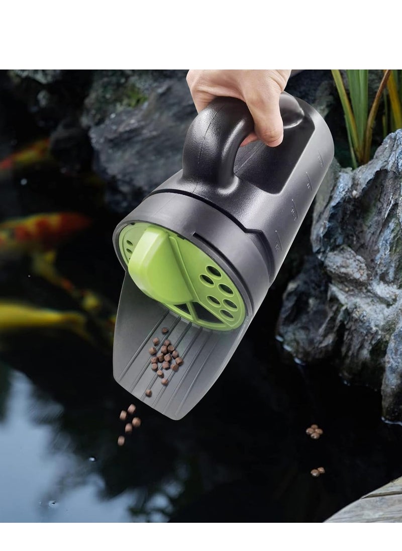 Generic - Hand Spreader Shaker Handheld Spreader for Grass Seed  Fertilizer Earth Food  Snow Salt Ice and Snow Melt  Multiple Adjustable Opening Sizes for All Purpose - Image 1