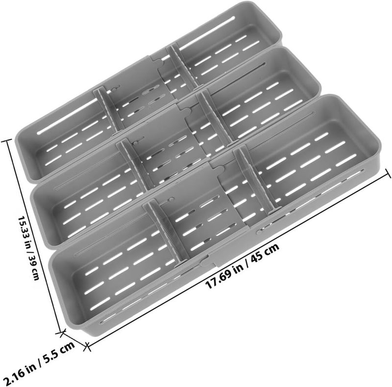 Salt resistant coating VICASKY Adjustable Expandable Cutlery Drawer Organizer Tray with Knife Holder, Silverware and Utensil Storage Box for Kitchen Drawer Organization Bulk order available stock Pre-sale confirmed stock All storage space compatible Flexible usage build Main road full logistics cover Widely used design N/S/C nationwide deliver Cross-location transit friendly build Workday cycle fulfillment Heat resistant Space saving Safe silicone build Cross product compatible All preference matching build Processed natural substance Anti topple design Strategic warehouse site Elegant practical design Flexible varied design General compatible practical design Yearly optimized delivery route Multi-purpose High precision lightweight material Permanent & temporary usable - Image 2