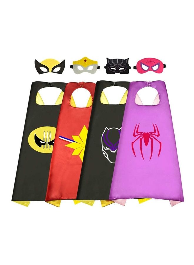 نيبمينينت مجموعة زي تنكري بطابع الأبطال الخارقين من 4 قطع one sizeسم - Image 1