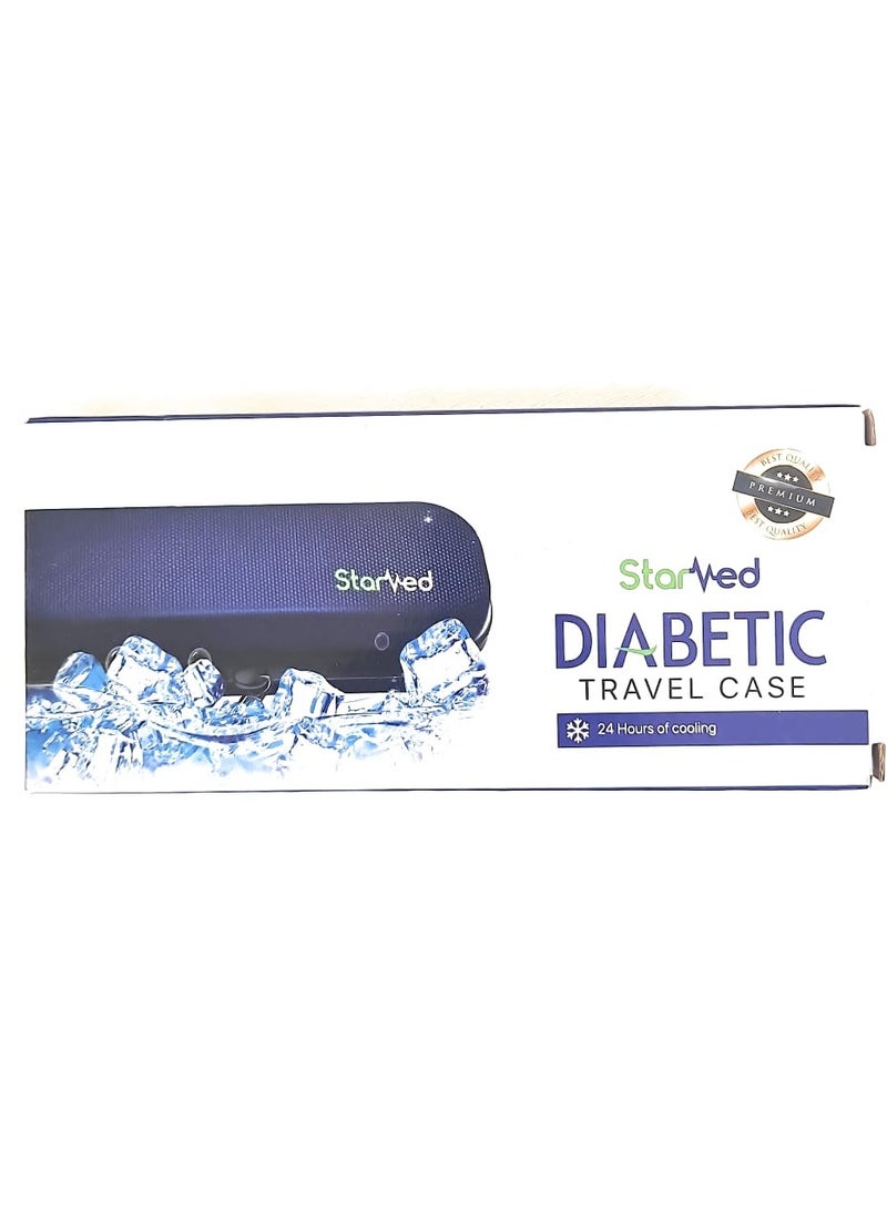 Star Diabetic Travel Case With Cooling Bag Ice Gel 2PCS - Image 1