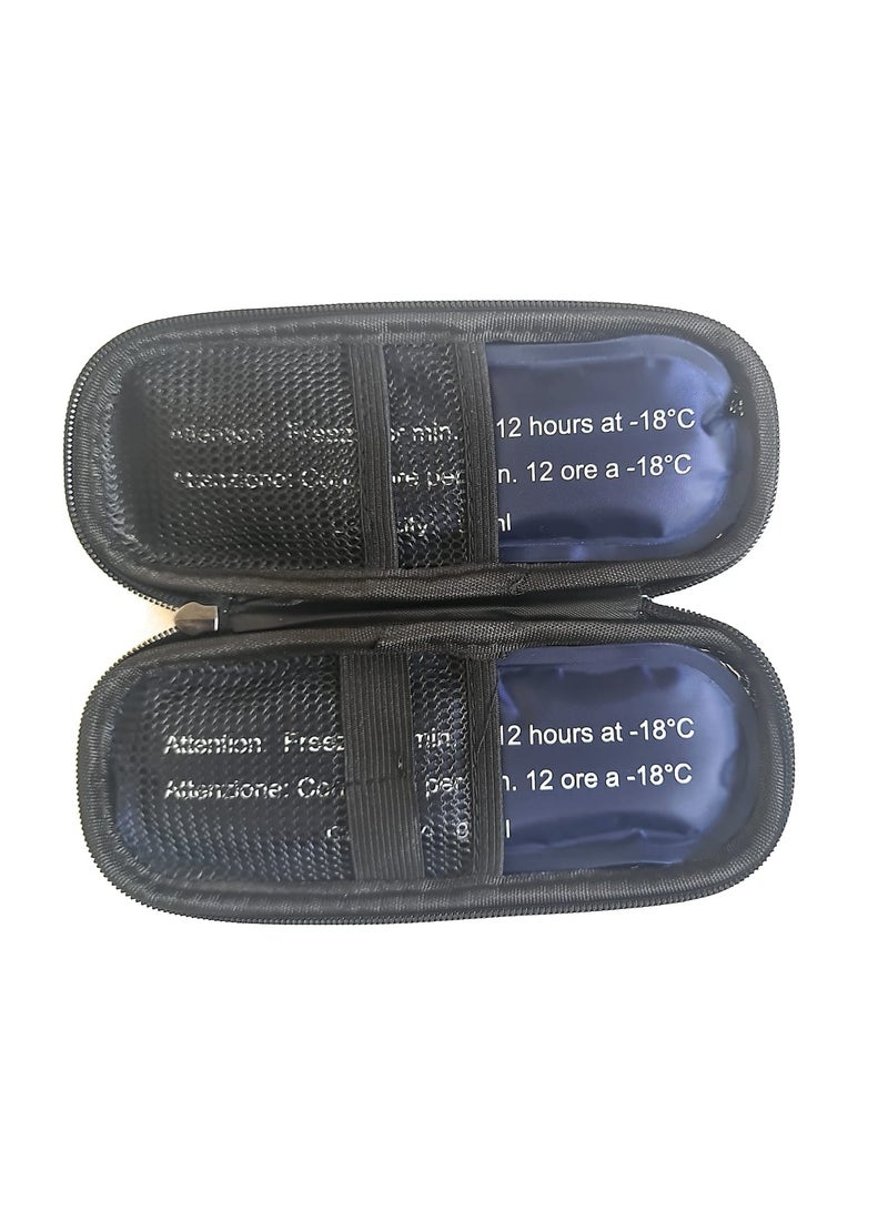 Star Diabetic Travel Case With Cooling Bag Ice Gel 2PCS - Image 2