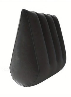 NIBEMINENT Leg positioning pillow with inflatable  pillow, portable cushion, sleeping pillow, leg raise bed sofa, travel camping  - Image 1