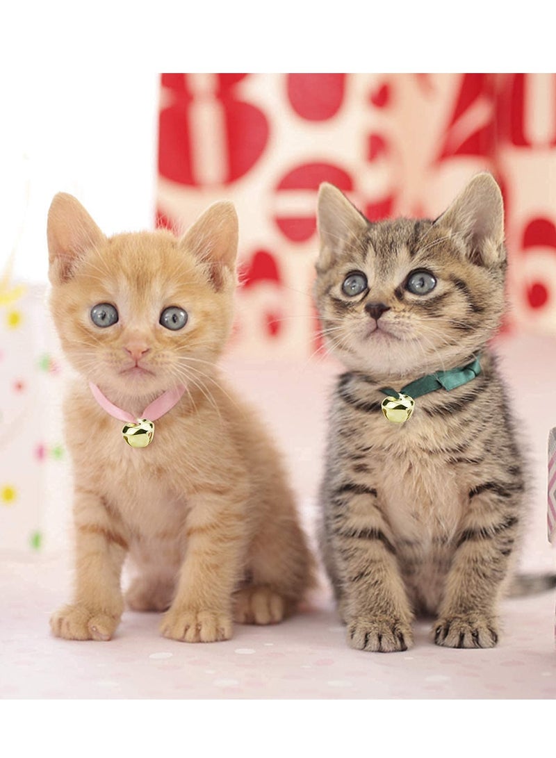 SOLARAE rnament, Jingle Bell, DIY Bulk Gold Craft Bell, Jingle Bells, Craft Bells Multi-Color Bulk DIY Bells Festival Wreath Decor Holiday Home Decor, 60 Pcs 1 Inch - Image 2