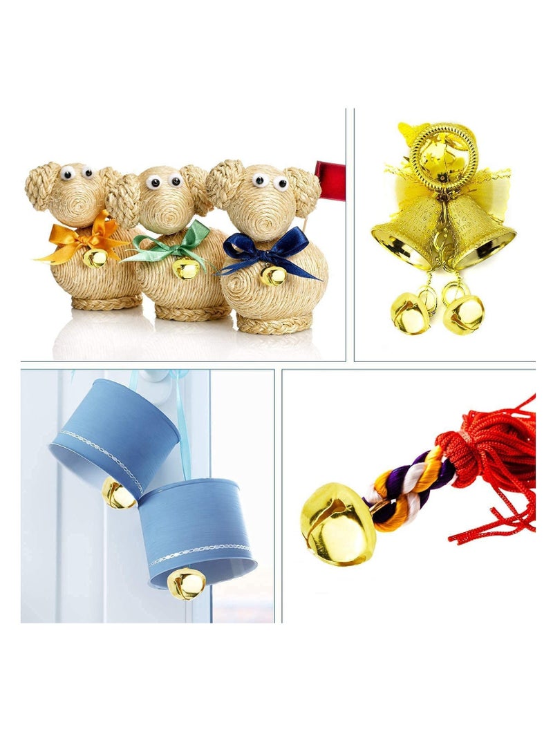 SOLARAE rnament, Jingle Bell, DIY Bulk Gold Craft Bell, Jingle Bells, Craft Bells Multi-Color Bulk DIY Bells Festival Wreath Decor Holiday Home Decor, 60 Pcs 1 Inch - Image 3