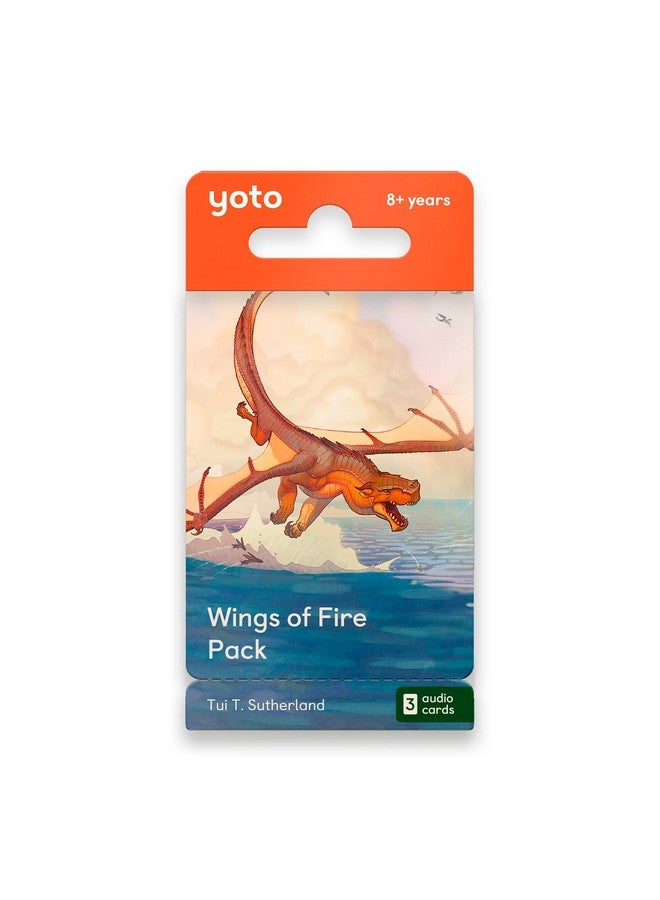 YOTO Yoto Wings of Fire by Tui T. Sutherland - 3 Kids Audio Cards for Use with Player & Mini All-in-1 Audio Player, Educational Screen-Free Listening with Fun Playtime, Bedtime & Travel Stories, Ages 8+ - Image 1