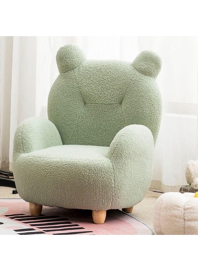 Zayn comforts Animal-Themed Children's Sofa Chair with Armrests and Stylish Tufted Upholstery (Mint-Green) - Image 1