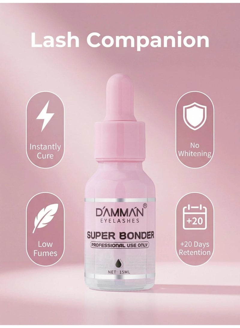 D'AMMA'N Lash Glue Accelerator Bond Booster – Fast-Drying Adhesive Enhancer for Eyelash Extensions - Image 4