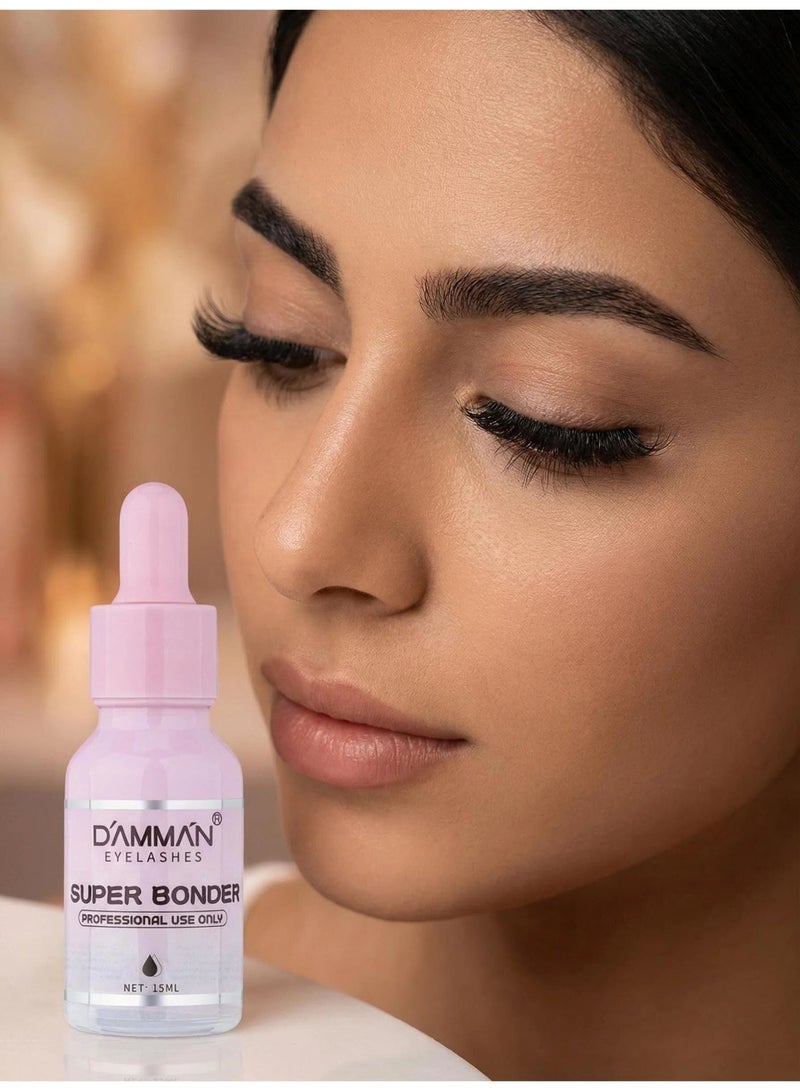 D'AMMA'N Lash Glue Accelerator Bond Booster – Fast-Drying Adhesive Enhancer for Eyelash Extensions - Image 2