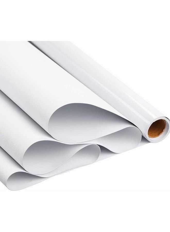 صن بيرد ورق اتصال أبيض مقاس 24 بوصة × 78 بوصة، ورق حائط أبيض لامع، ورق حائط أبيض قابل للتقشير والعصا، ورق حائط أبيض لامع لتزيين الفينيل لسطح خزانة الحائط باكسبلاش - Image 1