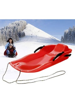 DubaiGallery Outdoor Sports Plastic Skiing Boards Sled Luge Snow Grass Sand Board Ski Pad Snowboard With Rope For Double People  - Image 1