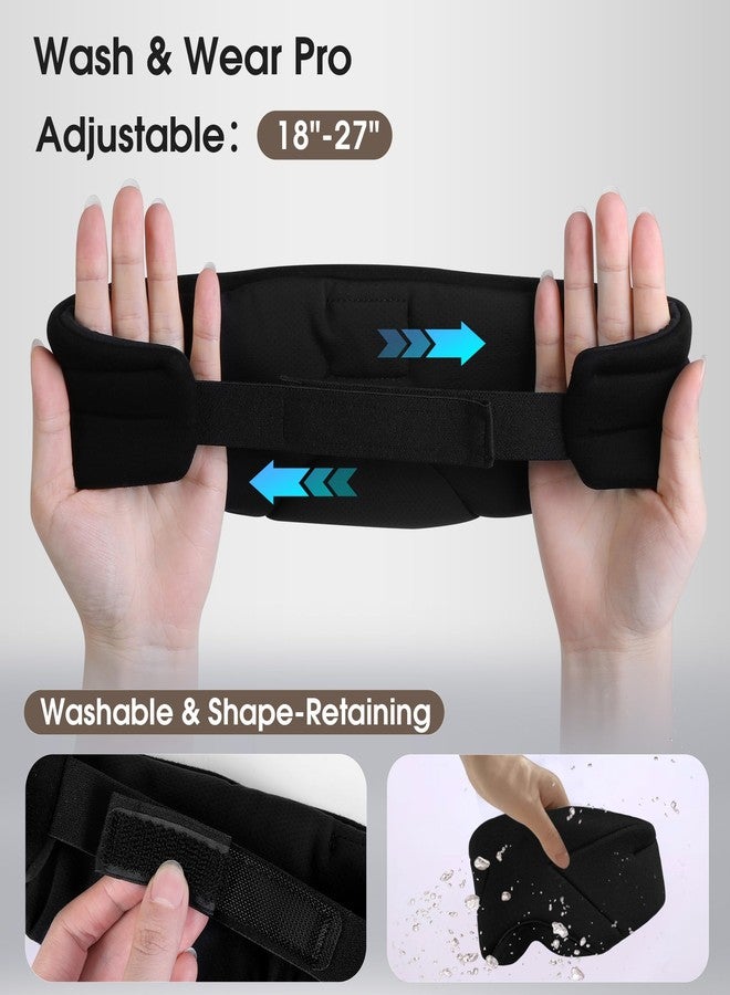 TOPOINT Sleep Mask with Headphones Bluetooth 5.4, TOPOINT Blackout Eye Mask for Sleeping Headphones Earphones with Soft Bamboo Cotton Cooling Breathable, HD Stereo Speaker for Side Sleepers Women Men Travel - Image 4