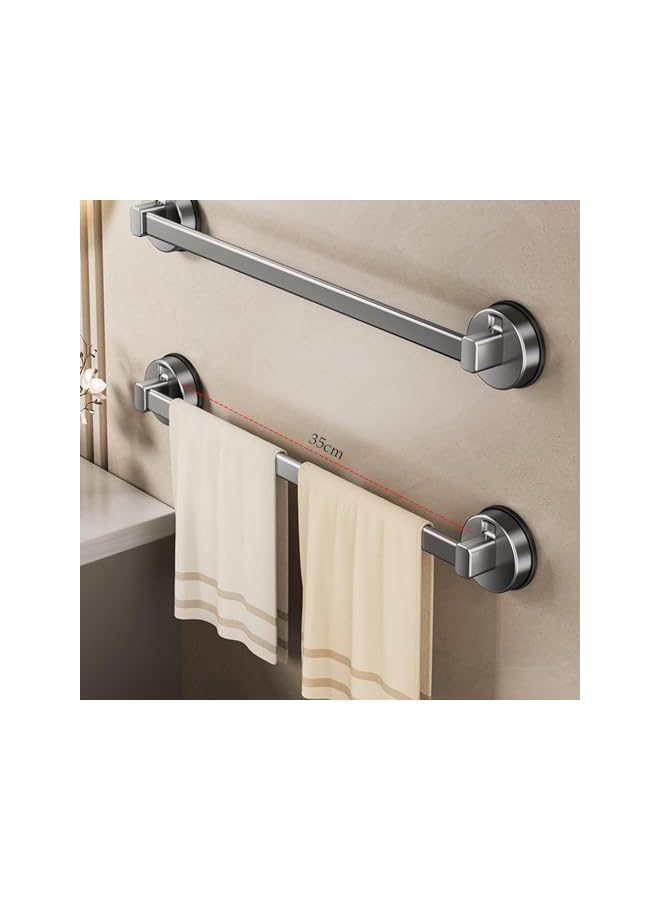 S-TOP Strong Suction Towel Holder Rack for Bathroom & Kitchen - Wall Mounted Suction Cup Towel Rail with No Drilling, Reusable Waterproof Towel Bar Organizer, Easy Installation, Damage-Free - Image 5