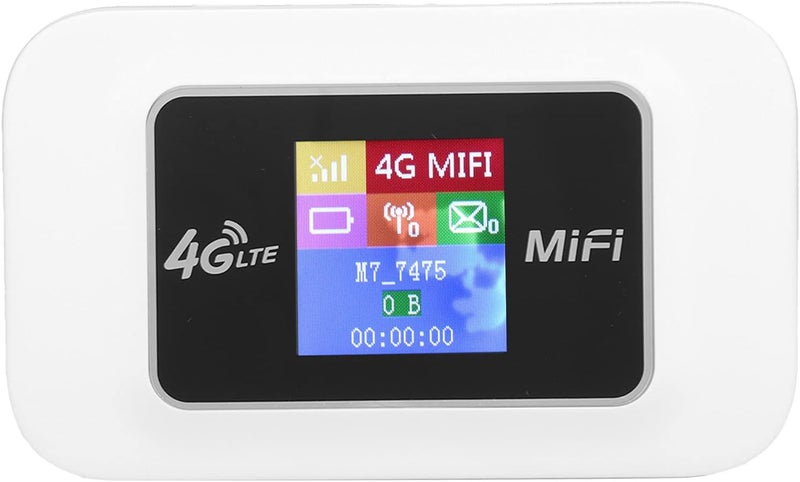 klarako 4G Mobile WiFi Hotspot, Unlocked Wireless Internet Router Devices with SIM Card Solt, 150Mbps Connect 10 WiFi Devices Gaming Travel Festival Music Portable Sim Card Router - Image 1