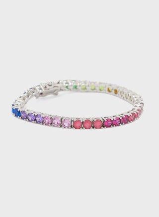 Gigi Tennis Bracelet Rainbow 4Mm Silver - pzsku/Z7DE1D41109811B2D3FF2Z/45/1746747474/f09173fb-9fd0-48ba-8862-72a8415d823b