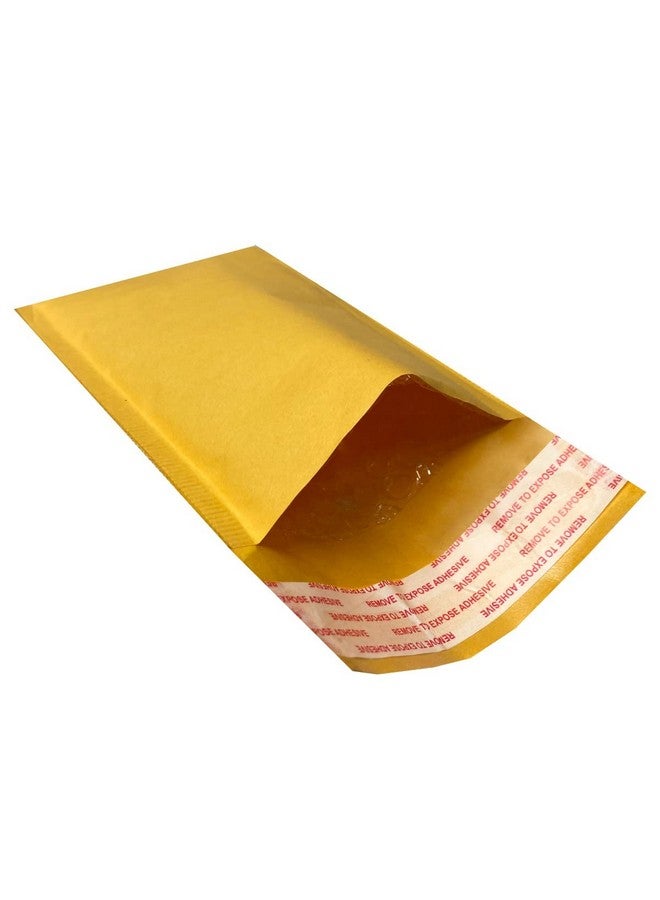 Uboxes Starboxes 100 Kraft Bubble Mailers 4X8" - #000 Self-Sealing Padded Envelopes Bags - Image 1