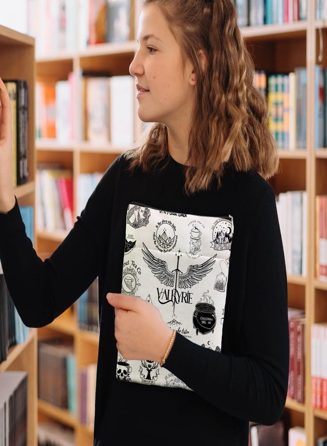 غلاف كتاب مستوحى من روايات الفانتازيا، غلاف كتاب لمحبي الكتب، هدية مستوحاة من الكتب، أغلفة كتب كهدية - Image 5