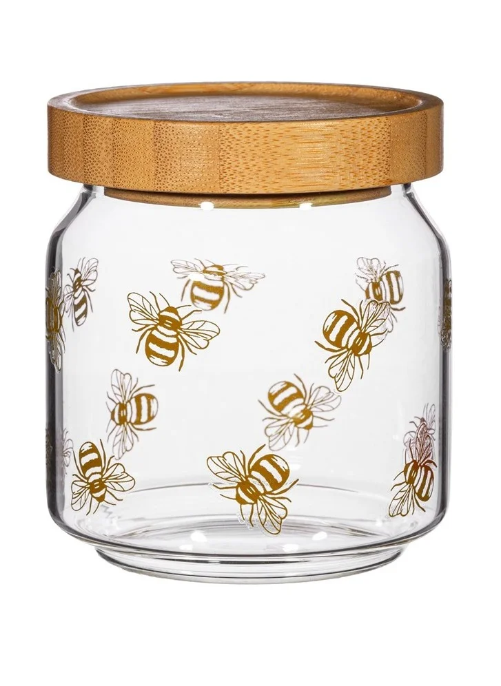 Sass & Belle Sass and Belle Vintage Bee Glass Storage Jar Small - Decorative Kitchen Storage