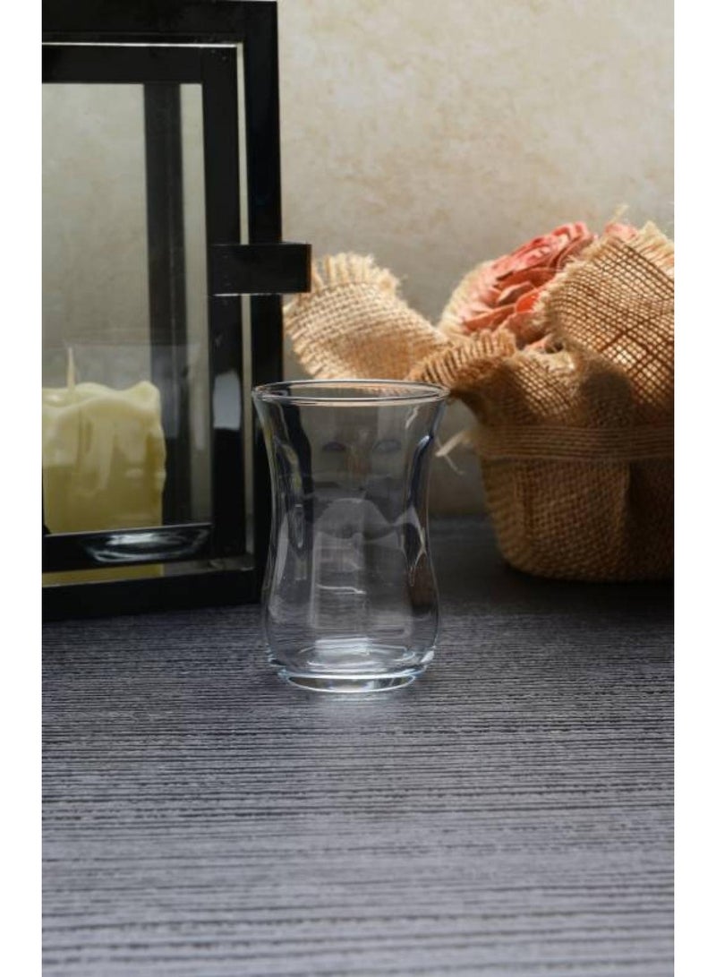 Paşabahçe طقم أكواب شاي باساباخه تيمبو 90 مل - 6 قطع أكواب شاي تركية تقليدية - زجاجات تقديم أنيقة وواضحة - 1045566 - Image 2